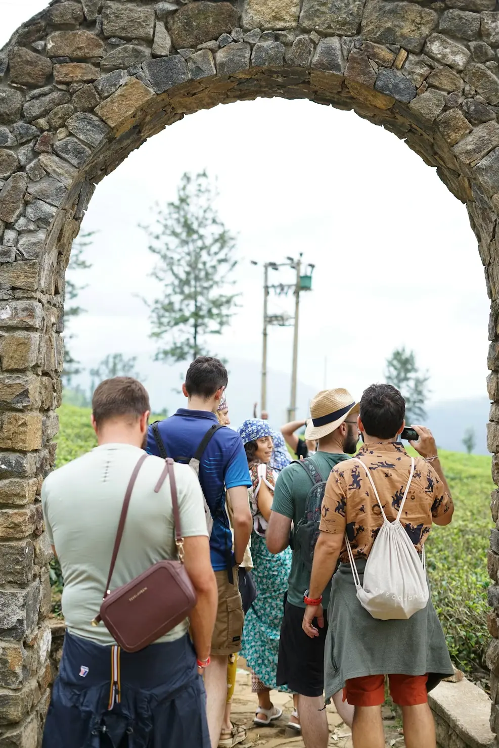 Team exploring outdoors